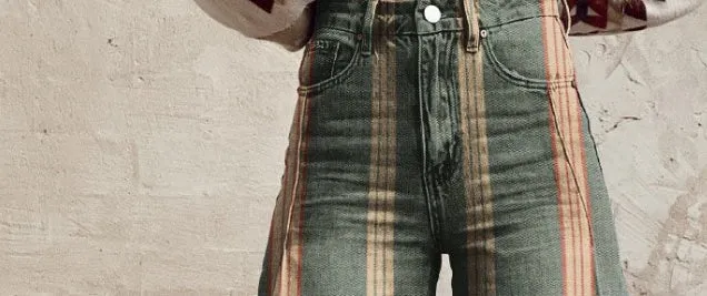 Alisia Denim Wide Leg Pants
