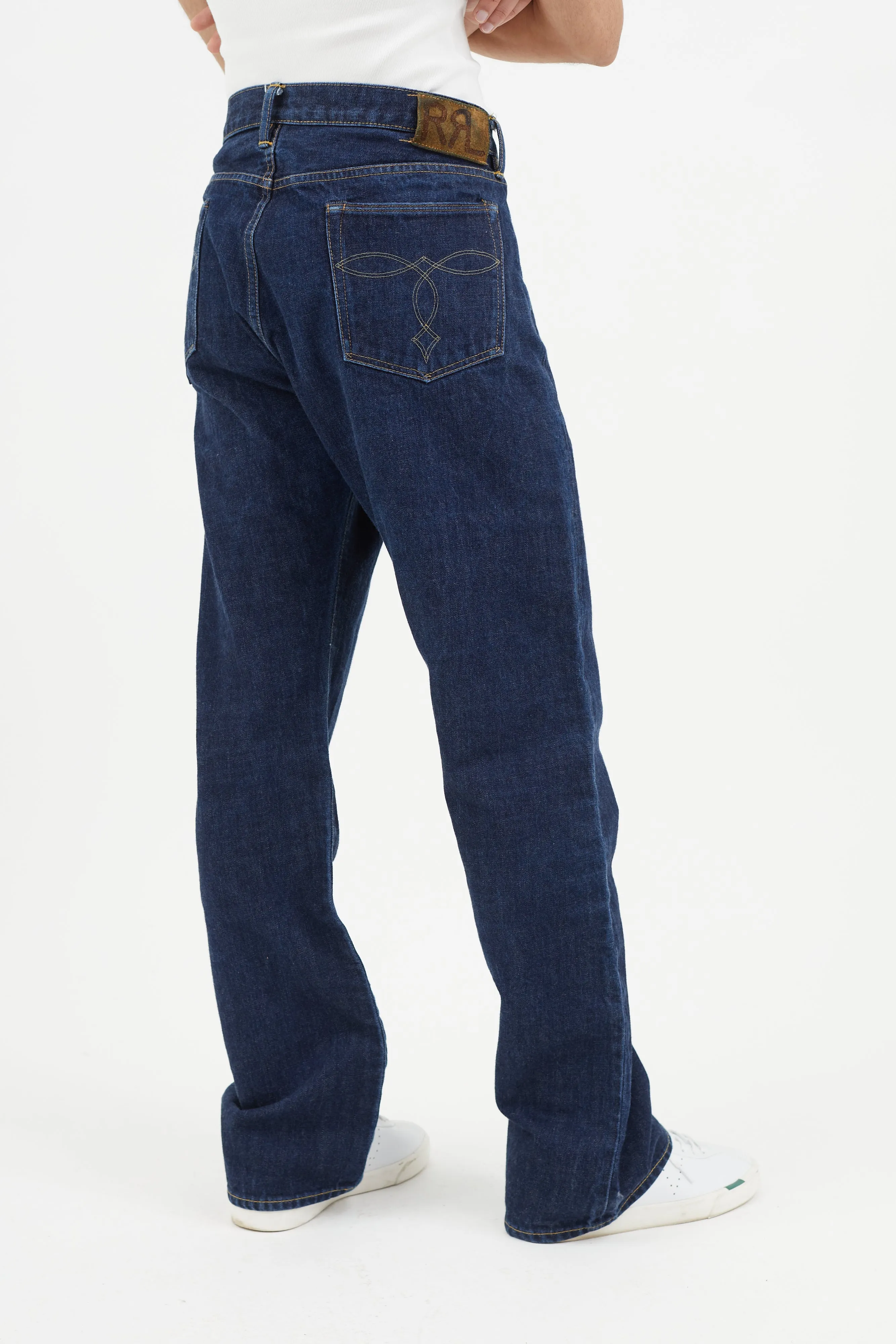 Blue Bootcut Jeans