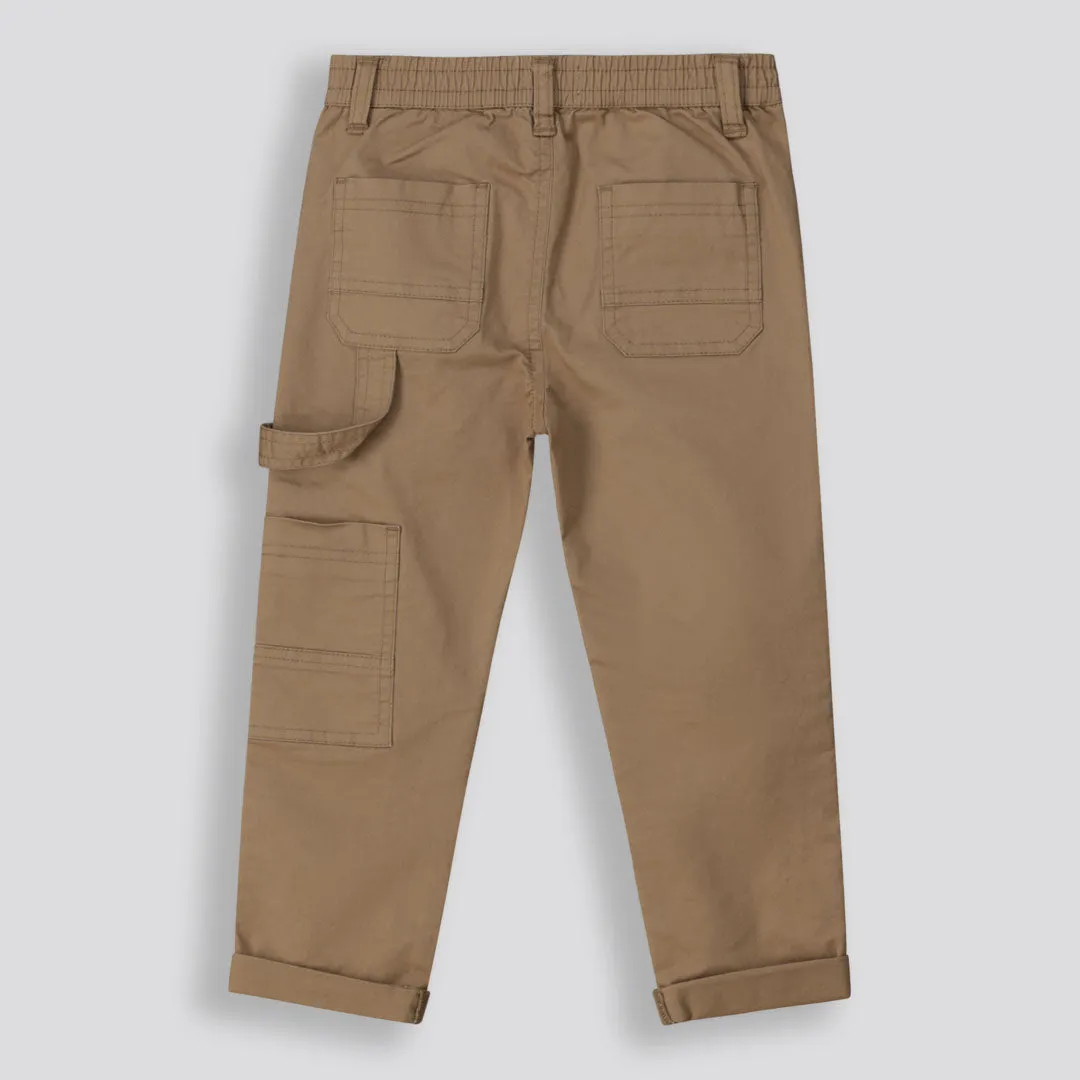 Boys Carpenter Cargo Pants _ 155051 _ Toffee