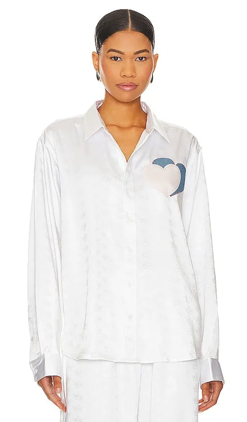 Boys Lie Bridezilla Top in White