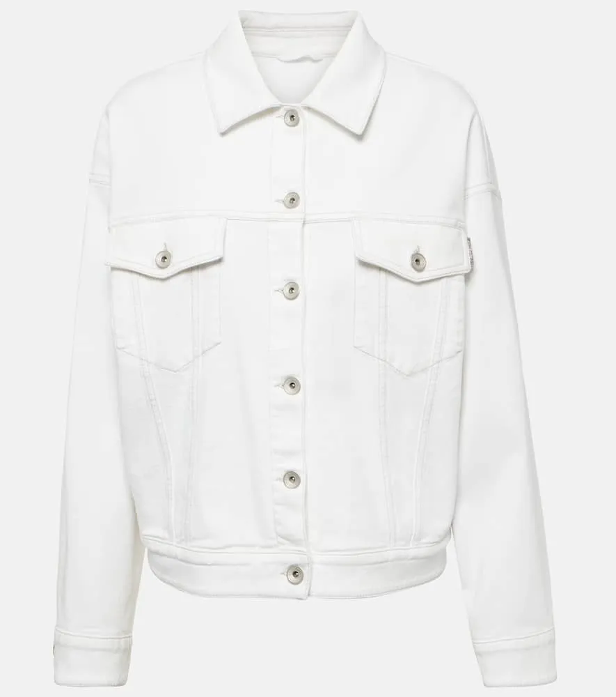 Brunello Cucinelli Cotton-blend denim jacket