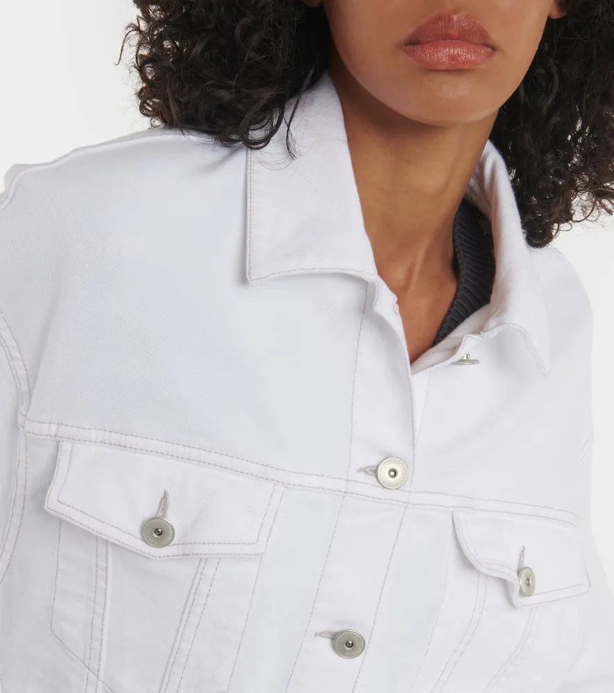 Brunello Cucinelli Cotton-blend denim jacket