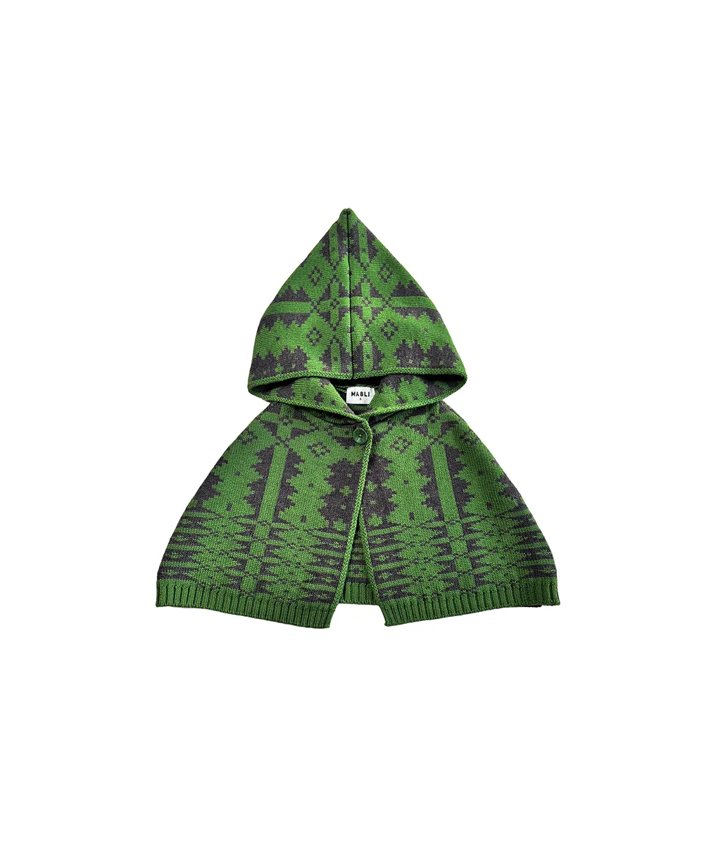 Eryri Cape - Monstera / Umber