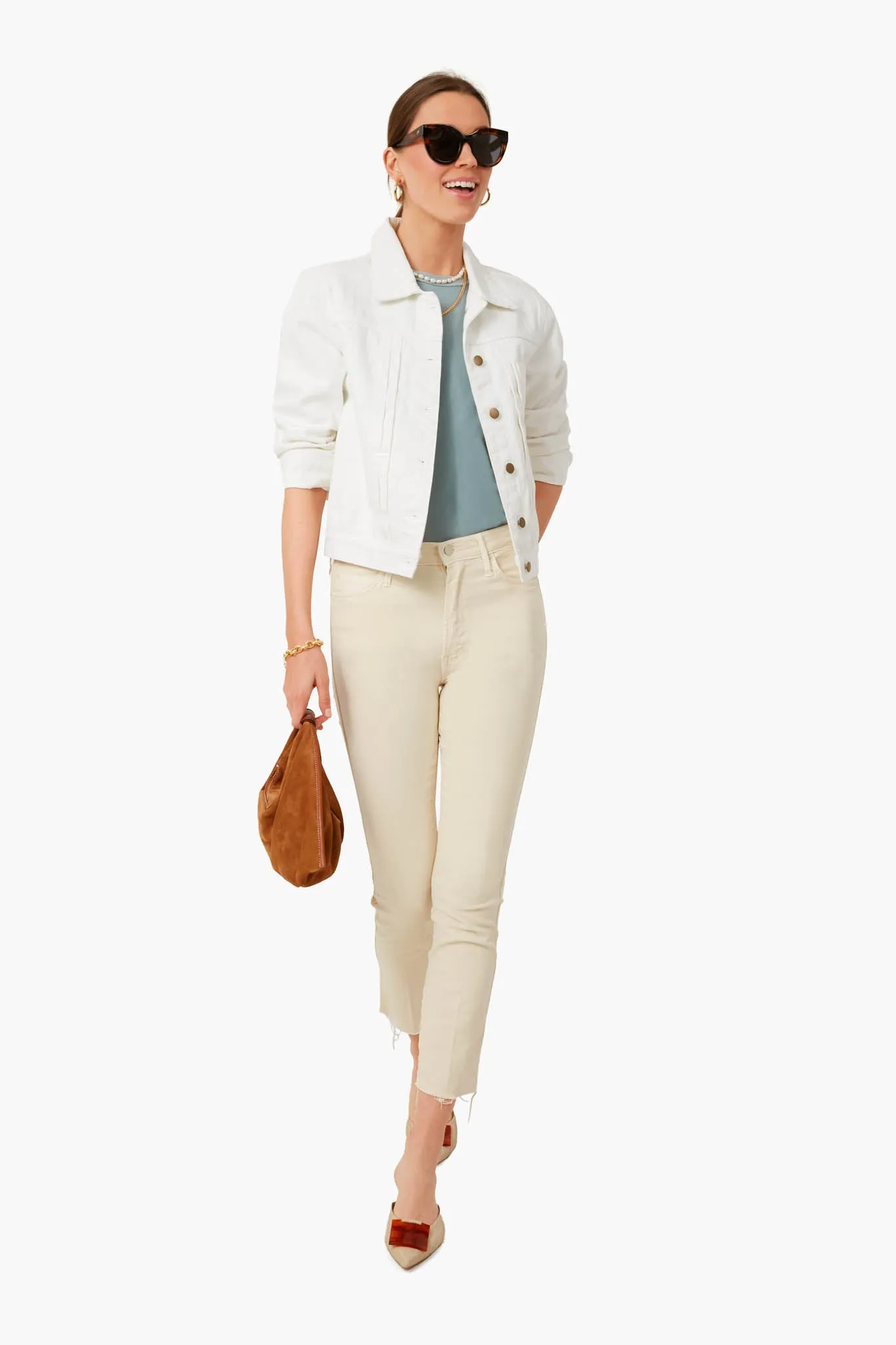 Exclusive White Denim Jacket