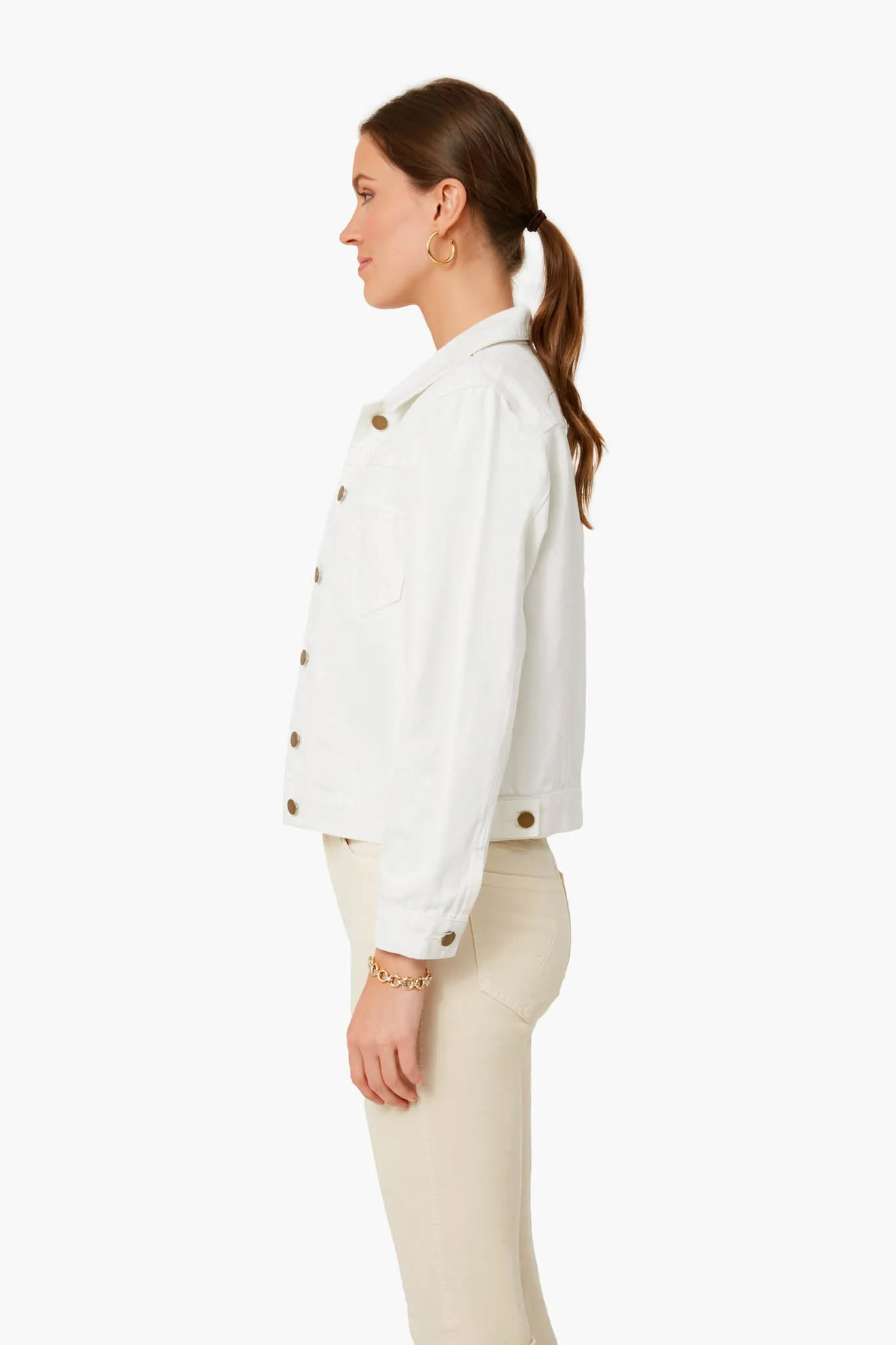 Exclusive White Denim Jacket