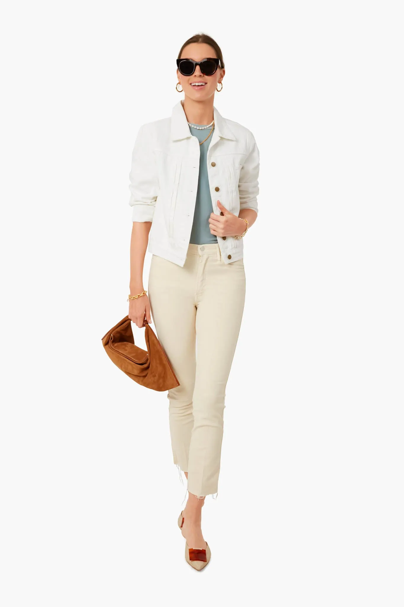 Exclusive White Denim Jacket