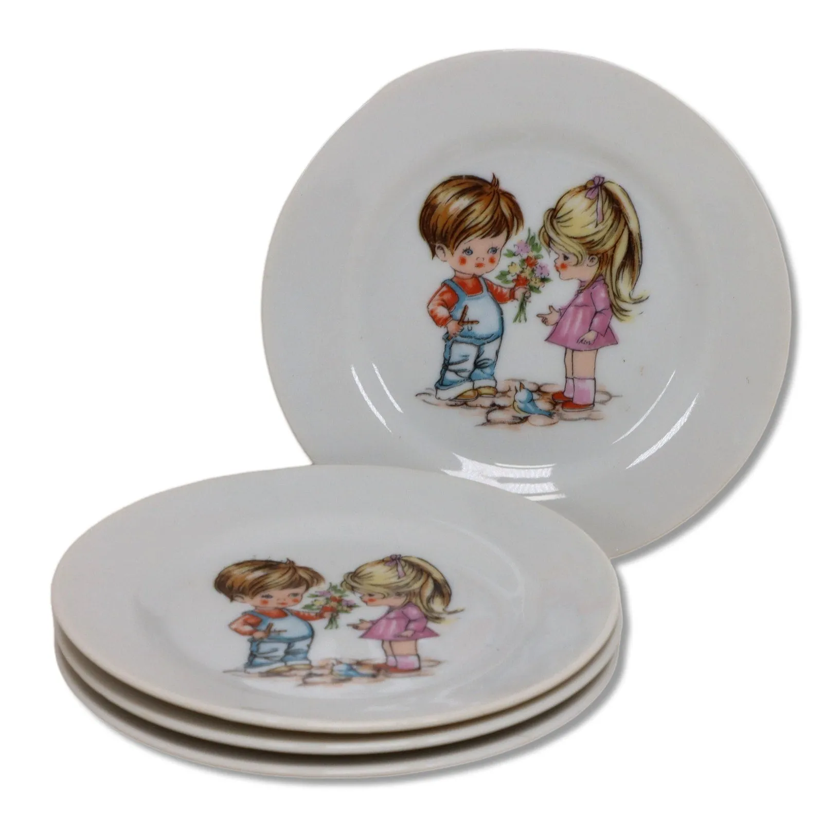 Japanese 18pc Mini Childrens Doll Porcelain Tea Set Vintage 1950's