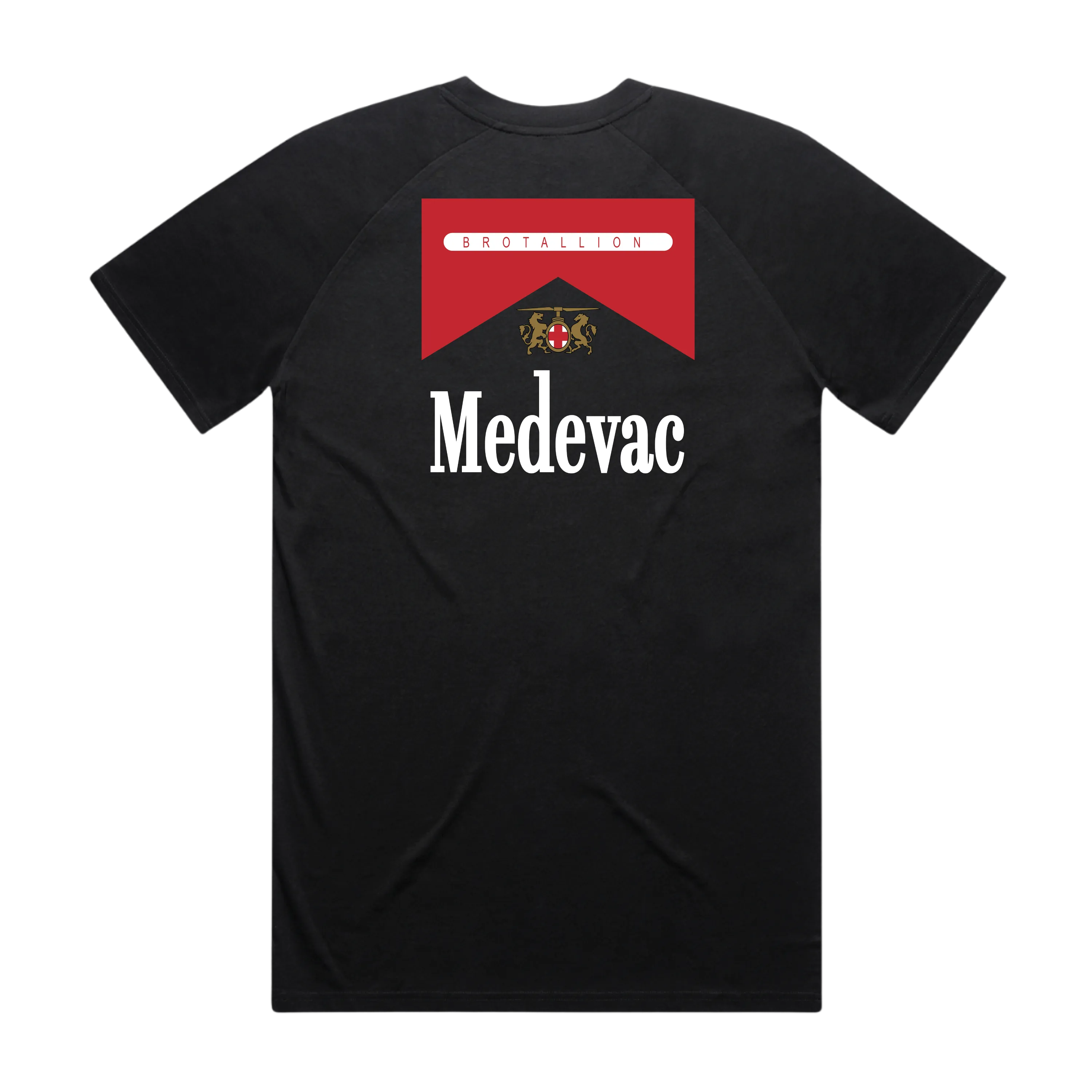 MEDEVAC Red's Raglan Tee