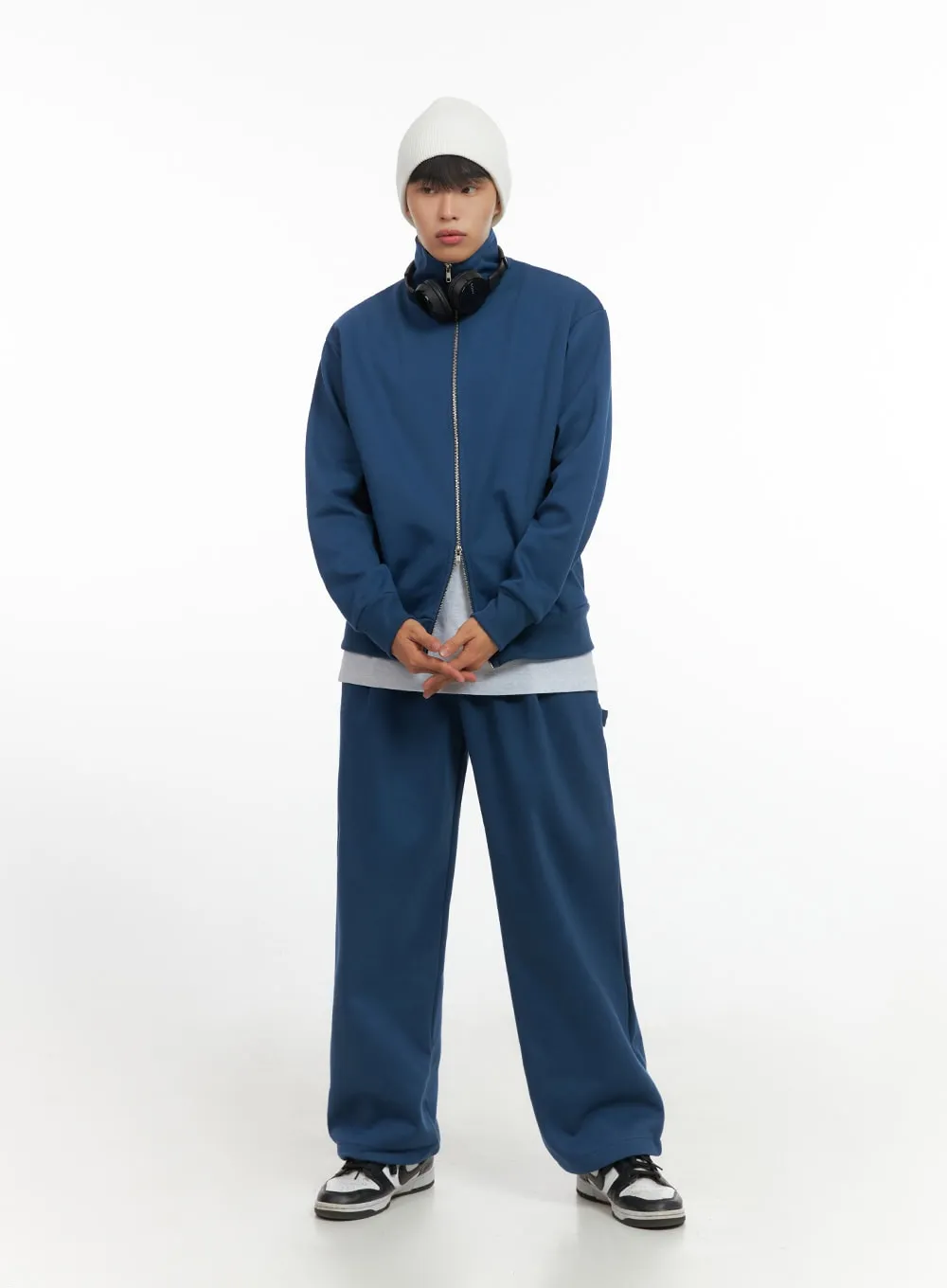 Men's Elastic-Back Carpenter Sweatpants IO420