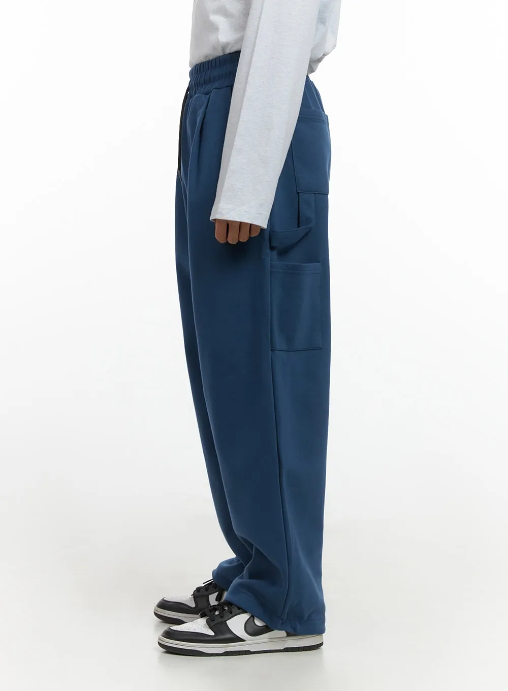 Men's Elastic-Back Carpenter Sweatpants IO420