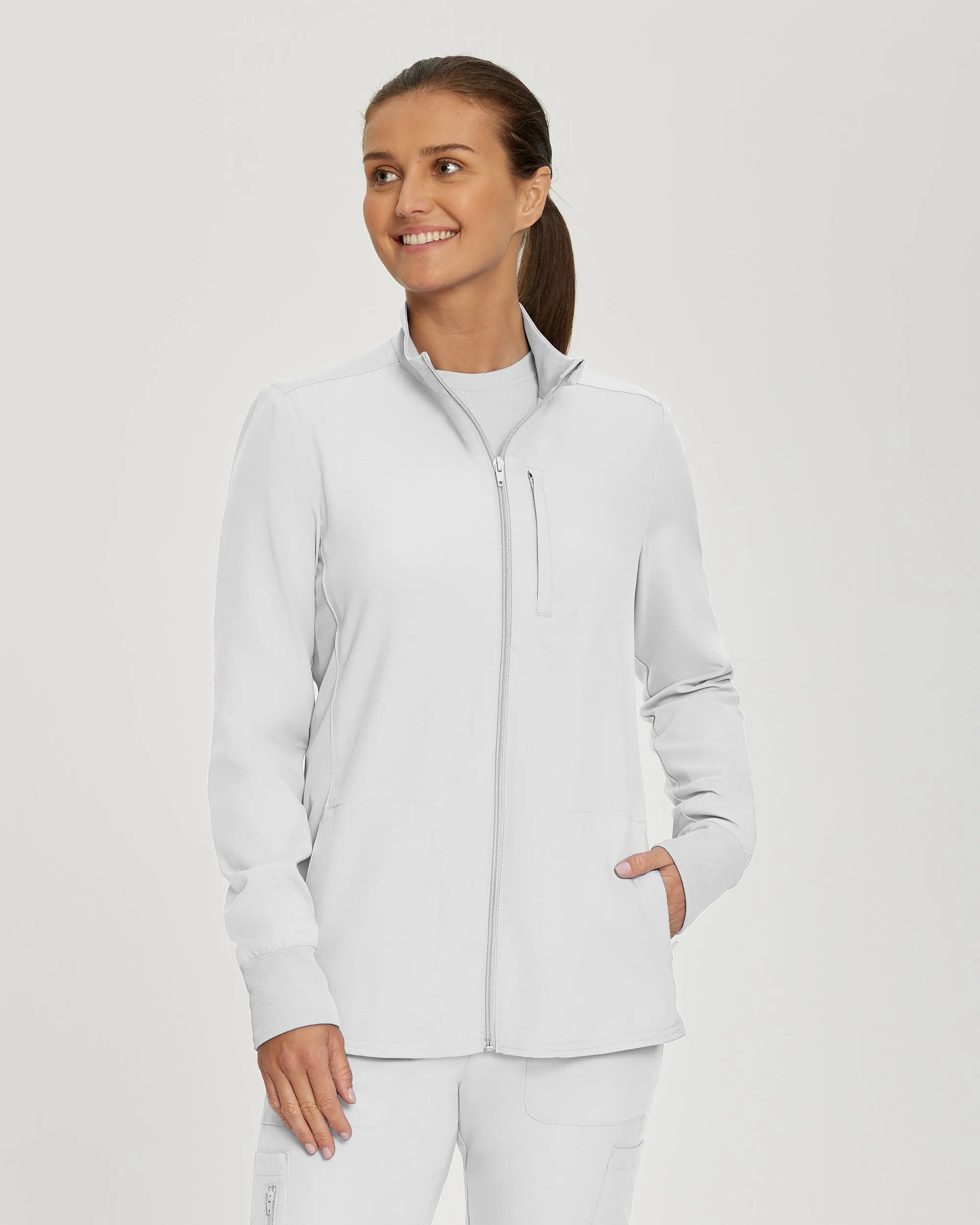 Mock-Neck Jacket
