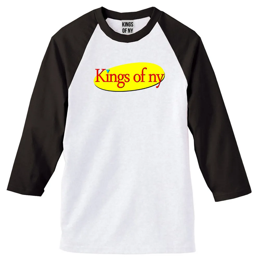 Seinfeld Logo 3/4 Sleeve Raglan T-Shirt