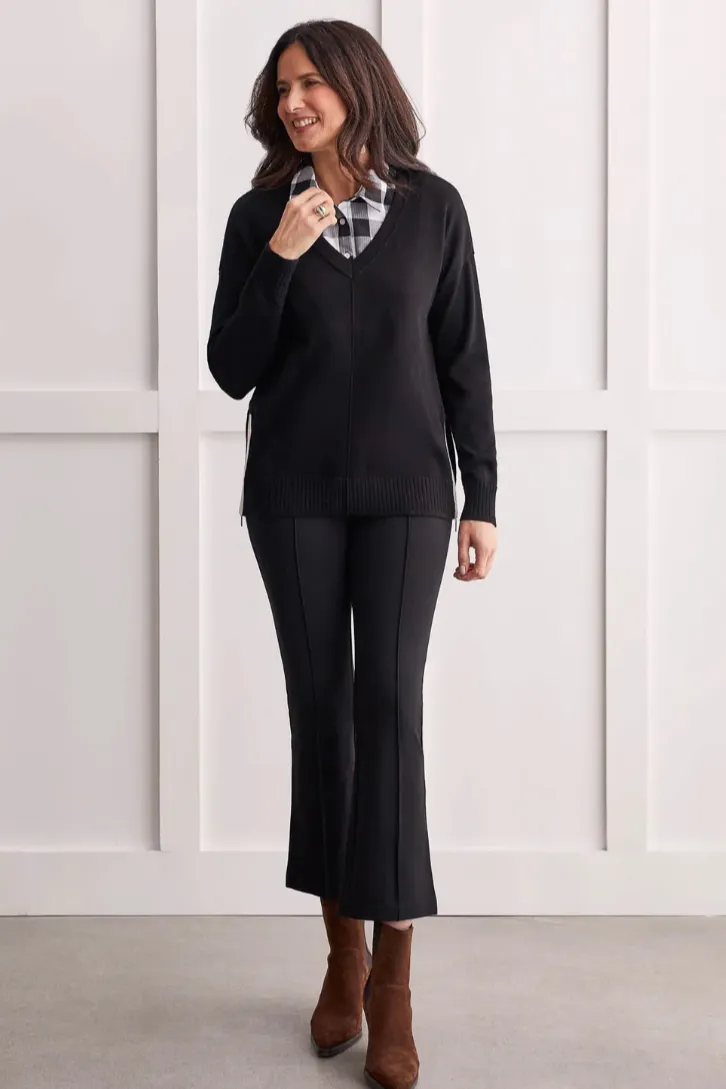 Tribal Pull On Boot Cut Ponte Pant-50% OFF